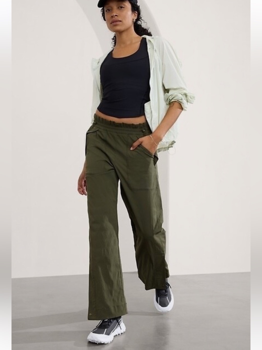 Athleta Trekkie Parachute Pants Size XL New with Tags